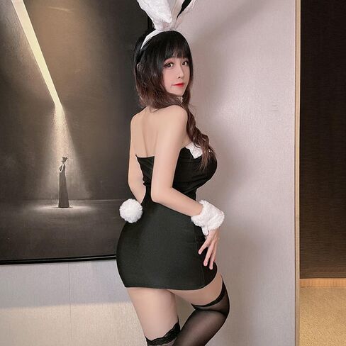 sexy bunny outfit lingerie for women playboy Bunny Girl costume Senpai Cosplay adult Maid Outfits Underwear Anime One Piece Bodysuit slip dress Babydoll Roleplay ears Christmas set black in Saudi Arabia