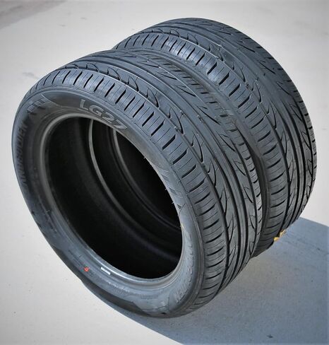 مجموعة من 2 (اثنين) Landgolden LG27 إطارات شعاعية عالية الأداء لجميع المواسم لسيارة الركاب - 215/55R17 215/55ZR17 215/55/17 215/55-17 نطاق تحميل 98 وات XL 4 طبقات BSW جدار جانبي أسود UTQG 500AA in Saudi Arabia