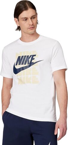 Nike Men's Sportswear Stacked Graphic T-Shirt in Saudi Arabia