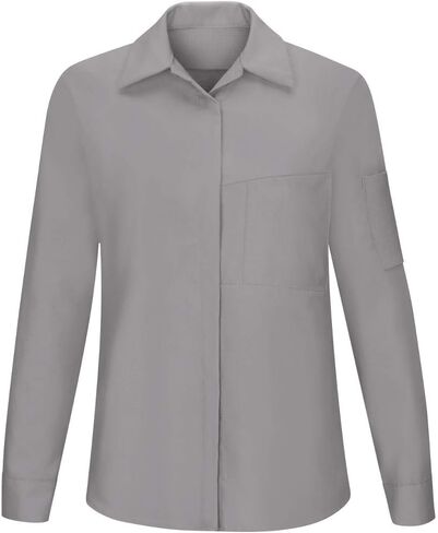 Red Kap womens Performance Plus Shop With Oilblok Technology Shirt, Black With Charcoal Mesh, Small US in Saudi Arabia