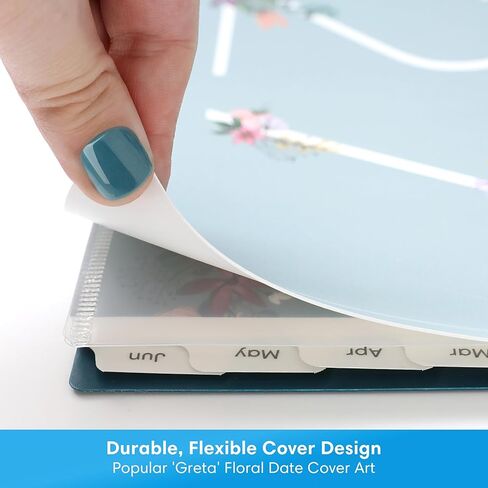 Blue Sky 2026-2027 Weekly and Monthly Academic Year Planner Calendar, July 2026 - June 2027, 8.5" x 11", Flexible Cover, Wirebound, Storage Pocket, Laminated Tabs, Greta in Saudi Arabia