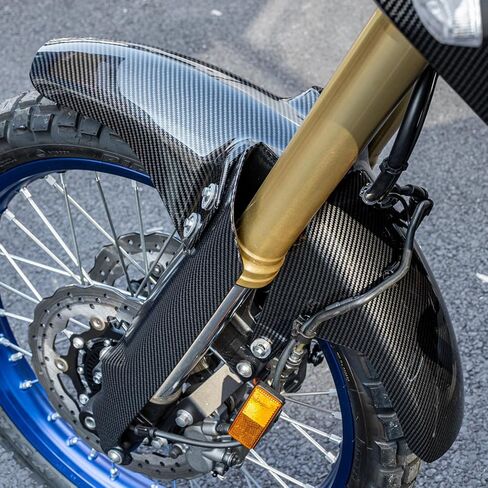 Motorcycle Front Fender Mudguard for Tenere 700 2019-2024 2025 Tire Hugger Mud Dust Flap Splash Guard, Carbon Look in Kuwait