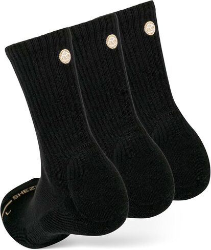 مجموعة من 3 جوارب مضادة للبثور من SHEZZA - كعب مبطن، راحة مسامية، فيروسية على TikTok، للجنسين in Kuwait