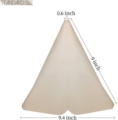 غطاء غبار لمقبض ناقل الحركة العالمي للسيارة، غطاء حذاء التحول، مصنوع من جلد البولي يوريثان مع طبقات كاكي (كاكي) in Kuwait