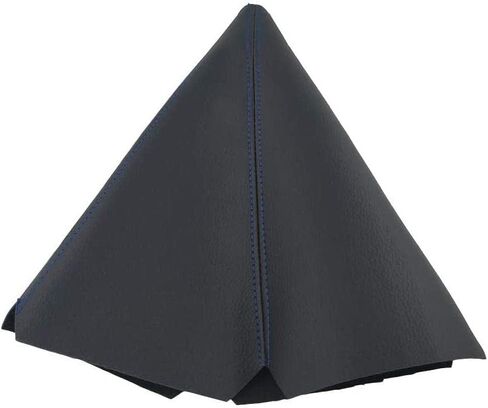 غطاء غبار لمقبض ناقل الحركة العالمي للسيارة، غطاء حذاء التحول، مصنوع من جلد البولي يوريثان الأسود مع طبقات سوداء وطبقات حمراء وطبقات زرقاء (أزرق) in Kuwait