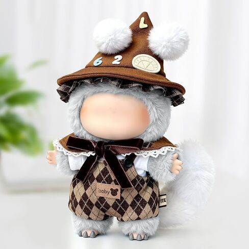 17cm Doll Clothing Set, Cute Fashion Witch Style Dolls Clothes Accessories for Outfit Jumpsuits Set Compatible with 17cm (Blue) in Saudi Arabia