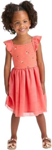 Cat & Jack Toddler Girls' Printed Tulle Dress in Kuwait
