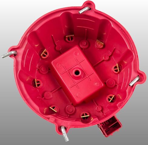 Red Male HEI Distributor Cap and Rotor Kit for K549 SBC 283 305 307 327 350 400 BBC 454 396 427 Compatible with Chevy Ford in Kuwait