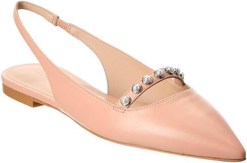 ستيوارت فايتسمان لؤلؤة جلدية Slingback مسطحة in Saudi Arabia