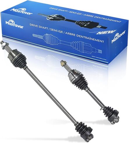 MAXFAVOR Pair (2) Driver and Passenger Side CV Axle Front Shaft Assembly FWD Compatible With 2012-2017 Fiat 500 c Pop Pop & 2012-2016 500 Sport, Front CV Axle Joint Shaft Assembly in Saudi Arabia