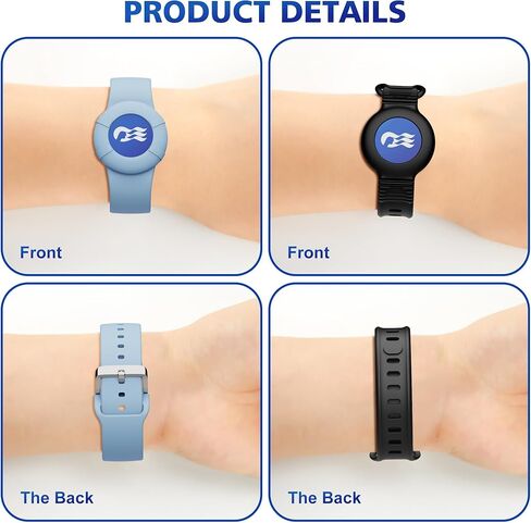 4 عبوات من حامل ميدالية Princess Cruise للأطفال والكبار، أساور معصم من السيليكون لميدالية كرنفال المحيط، مقاسين (S/M، M/L) سوار لأساسيات Princess Cruise 2026، أسود/أخضر/أرجواني/أزرق in Kuwait