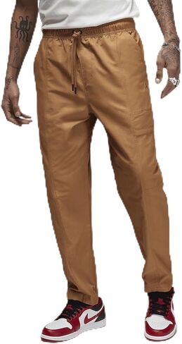 Nike Jordan Essentials Men's Woven Pants (Legend Dark Brown, FN4539-231) Size Large in Saudi Arabia