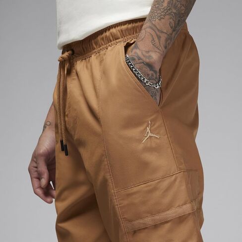 Nike Jordan Essentials Men's Woven Pants (Legend Dark Brown, FN4539-231) Size Large in Saudi Arabia