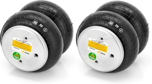 عبوتان من أكياس الزنبرك الهوائي المزدوجة الملتوية TORQUE (تحل محل Firestone 6902، W01-358-6902، Hendrickson 2630) (2 × TR6902) in Saudi Arabia