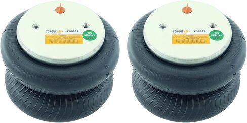 عبوتان من أكياس الزنبرك الهوائي المزدوجة الملتوية TORQUE (تحل محل Firestone 6902، W01-358-6902، Hendrickson 2630) (2 × TR6902) in Saudi Arabia