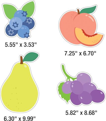 Carson Dellosa Learning Is Our Jam 47pc Bundle Bulletin Board Set, Colorful Cardstock Banner, Fruit Name Labels, Farmers Market Theme Decorations for Homeschool and Classroom Decor in Saudi Arabia