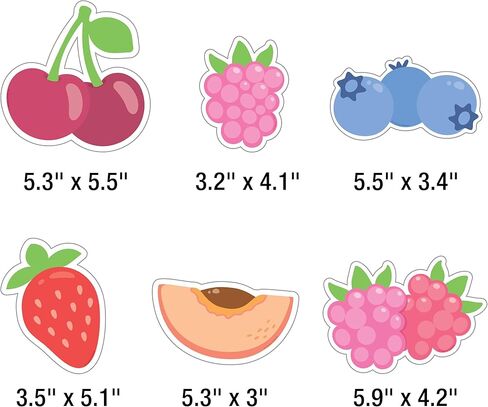 Carson Dellosa Learning Is Our Jam 47pc Bundle Bulletin Board Set, Colorful Cardstock Banner, Fruit Name Labels, Farmers Market Theme Decorations for Homeschool and Classroom Decor in Saudi Arabia