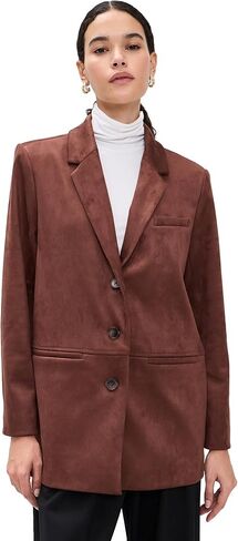 LE BOP Women's Blair Faux Suede Blazer in Saudi Arabia