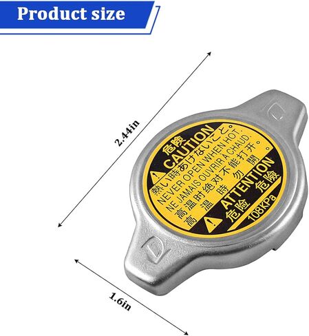 Car Radiator Cap, OEM#16401-31650 Vehicle Coolant Reservoir Tank Cap, Automotive Engine Radiator Seal Cover Replacement Accessories, Compatible with Echo ES350 RX450hl SC300 in Saudi Arabia