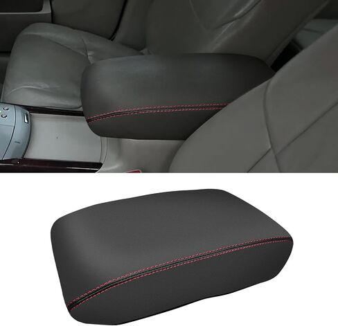 Compatible with Center Console Armrest Cover for Toyota Avalon 2005 2006 2007 2008 2009 2010 2011 2012 Leather Arm Rest Storage Box Lids Cushion Protector Pad in Saudi Arabia