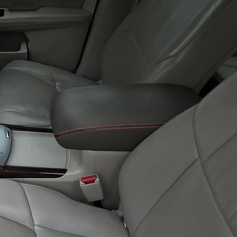 Compatible with Center Console Armrest Cover for Toyota Avalon 2005 2006 2007 2008 2009 2010 2011 2012 Leather Arm Rest Storage Box Lids Cushion Protector Pad in Saudi Arabia