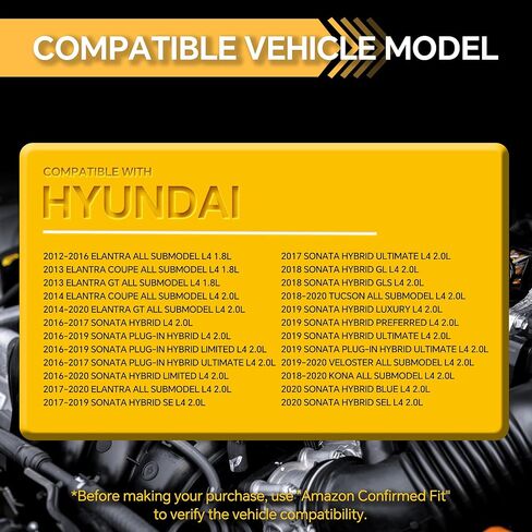 24375-2E100 24355-2E100 Intake & Exhaust Engine Variable Valve Timing (VVT) Solenoid Compatible with Elantra/Kona/Tucson Forte/Optima/Soul Replace 918-033 918-034 in Saudi Arabia