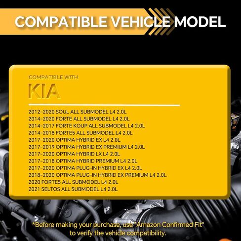 24375-2E100 24355-2E100 Intake & Exhaust Engine Variable Valve Timing (VVT) Solenoid Compatible with Elantra/Kona/Tucson Forte/Optima/Soul Replace 918-033 918-034 in Saudi Arabia