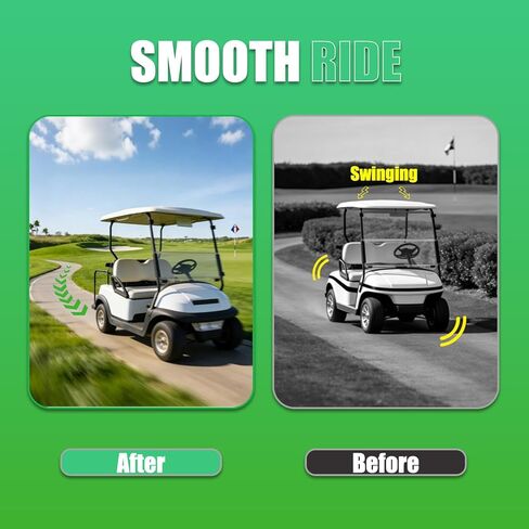 RANSOTO 2 PCS Golf Cart Rear Shock Absorbers Compatible with 1981-2011 Club Car DS Electric & Gas/G&E, 2004-Up Precedent Replace 1014236 1013164 102588501 in Kuwait