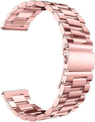 سوار ساعة من الفولاذ المقاوم للصدأ سوار معصم معدني 18 ملم 20 ملم للجنسين مناسب لساعة الكوارتز وإكسسوارات الساعات الذكية in Kuwait