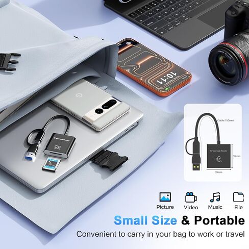 قارئ بطاقة SD، قارئ بطاقة ذاكرة USB 3.0 لـ SD SDXC SDHC MMC RS-MMC TF Micro SD Micro SDXC Micro SDHC UHS-I قارئ/كاتب بطاقة USB (5 جيجابايت في الثانية) بطاقتان في نفس الوقت محول بطاقة SD لنظام التشغيل Mac/Win/Linux in Saudi Arabia