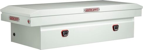 Weather Guard Model 126-3-04 Saddle Box, Steel, For Full Size Trucks, Standard Profile, White, 11.0 cu ft capacity in Saudi Arabia