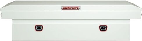 Weather Guard Model 126-3-04 Saddle Box, Steel, For Full Size Trucks, Standard Profile, White, 11.0 cu ft capacity in Saudi Arabia