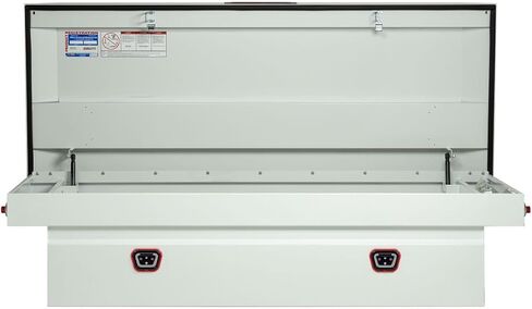 Weather Guard Model 126-3-04 Saddle Box, Steel, For Full Size Trucks, Standard Profile, White, 11.0 cu ft capacity in Saudi Arabia