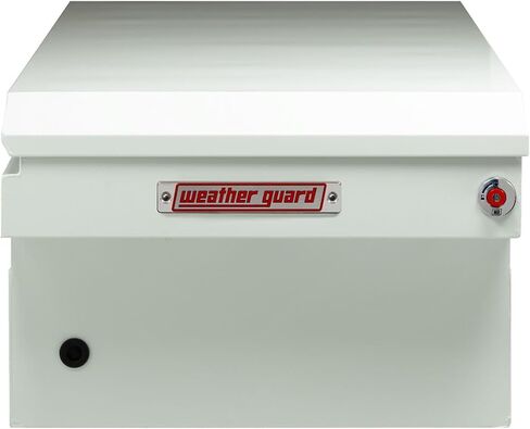 Weather Guard Model 126-3-04 Saddle Box, Steel, For Full Size Trucks, Standard Profile, White, 11.0 cu ft capacity in Saudi Arabia