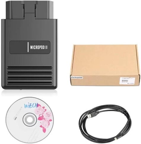 MicroPOD II V17.04.27 Professional Diagnostic & Programming Scanner Tool for Chrysler Dodge Jeep Fiat Up to 2016 with DRBIII, Multi-Language & Offline OBD2 Support in Saudi Arabia
