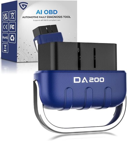 أداة تشخيص الماسح الضوئي obd2، قارئ رمز خطأ السيارة بلوتوث 5.4 لنظام التشغيل iOS وأندرويد مع الذكاء الاصطناعي الذكي، اختبار أداء رمز خطأ المحرك الشفاف، اختبار البطارية in Kuwait