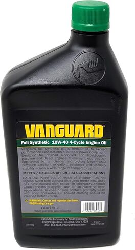 Vanguard Pack of 2 SAE 10W-40 Synthetic Engine Oil Quart (Replaces Kawasaki 99969-6296) with Fuel Treatment in Saudi Arabia