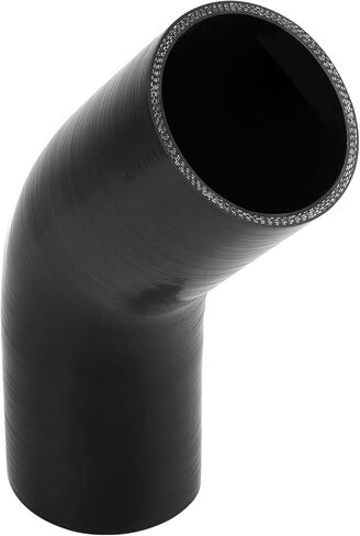 QWORK 45 Degree Elbow Silicone Hose, 3" ID 4-Ply Reinforced Silicone Hose for Turbo, Intercooler and Intake, 5" Leg length in Saudi Arabia