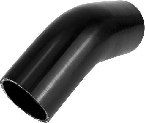QWORK 45 Degree Elbow Silicone Hose, 3" ID 4-Ply Reinforced Silicone Hose for Turbo, Intercooler and Intake, 5" Leg length in Saudi Arabia