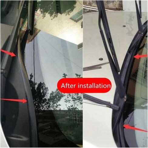 1.7m ممسحة السيارة الزجاج الأمامي شريط عازل اكسسوارات لبيجو 206 207 208 307 308 406 407 408 508 2008 3008 4008 5008 RCZ in Kuwait