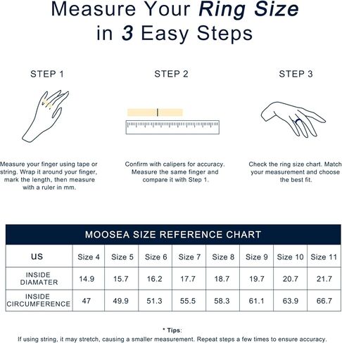 MOOSEA Radiant Cut Moissanite Engagement Rings for Women, 14K White Gold Plated 925 Sterling Silver Wedding Band, Moissanite Rings for Women Anniversary Ring Jewelry Gifts in Saudi Arabia