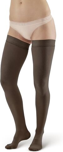 Ames Walker AW 292 Luxury Opaque Thigh Highs w/Dot Band 20-30 mmHg in Saudi Arabia