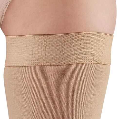 Ames Walker AW 292 Luxury Opaque Thigh Highs w/Dot Band 20-30 mmHg in Saudi Arabia