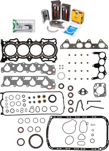 Evergreen SA-5494168727-3 Full Gasket Set Bearings Rings Fit 94-97 Acura Honda 2.2 F22B1 in Saudi Arabia