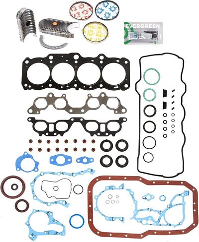 Evergreen SA-9761227912-2 Full Gasket Set Bearings Rings Compatible With/For 98-01 Toyota Solara Camry 5SFE in Saudi Arabia