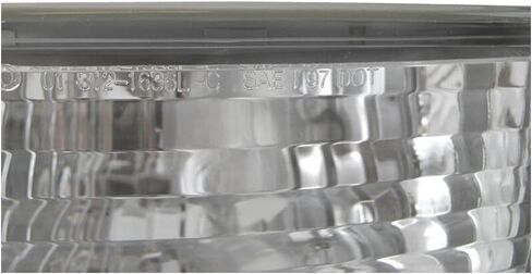 Clear Front Bumper Signal Light Pair Chrome (Crystal)-Housing Incandescent-Lighting Technology for Toyota for 4Runner Base/Limited/SR5 1999-2001 BL-TY-4RUN-99 in Kuwait