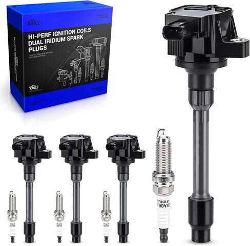 UF724 Ignition Coil & 93501 Double Iridium Spark Plug for Subaru 2014-2016 Forester, 2013-2015 Impreza, 2013-2014 Legacy/Outback/XV Crosstrek Replaces# UF721, SU003-00417, FA20, FK0438 C974 5C1899 in Saudi Arabia