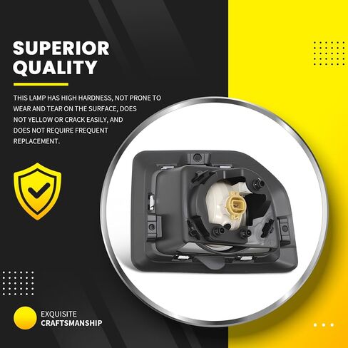 Pair Front Fog Light Assembly Compatible with 2015-2019 Sierra 2500HD 3500HD Fog Lamp Clear Lens Left and Right Side in Saudi Arabia