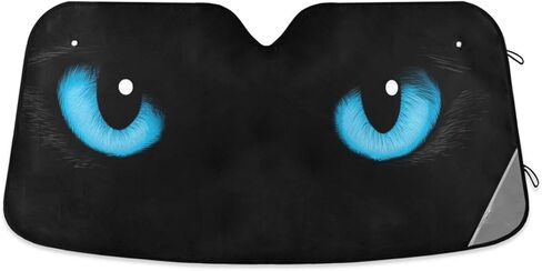 Ocean Blue Marble Windshield Sun Shade for Car Truck SUV Gold Glitter Car Window Shades Car Sun Shade Auto Car Sun Visor for Men Woman M in Kuwait