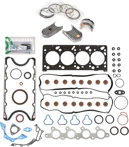 Evergreen SA-5494197376-6 Full Gasket Set Bearings Rings Compatible With/For 00-04 Ford Escape Mazda Tribute 2.0L in Saudi Arabia